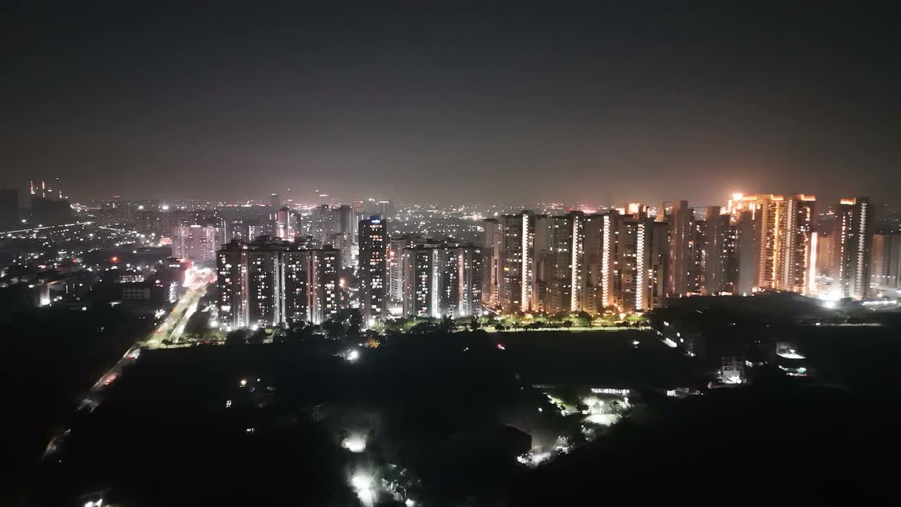 City skyline at night — Infoways serves businesses across the Mumbai metro